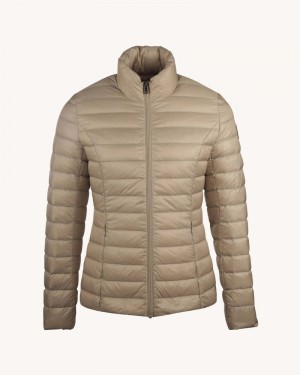 Beige JOTT Cha Lightweight Women's Down Jackets | XGI-3387