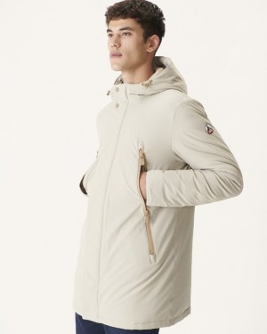 Beige JOTT Iceberg Beige Men's Down Jackets | NPJ-9732