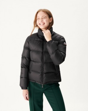 Black JOTT Cardiff Extreme Cold Quilted Women's Down Jackets | MVE-0543