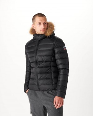 Black JOTT Extreme Cold Prestige Men's Down Jackets | ZBD-2158