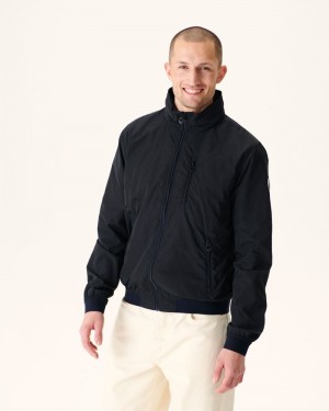 Black JOTT Oregon Pocketable Hooded Men's Jackets | YZE-6433