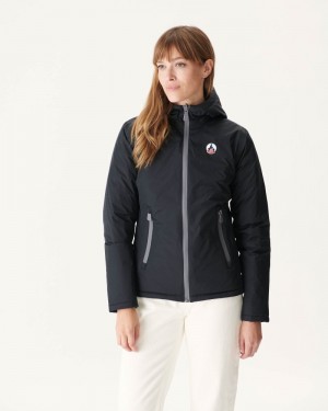 Black JOTT Vienna Reversible Women's Down Jackets | OHS-9426