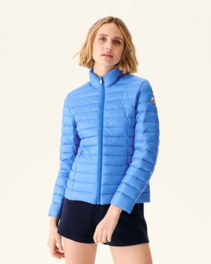 Blue JOTT Cha Lightweight Women's Down Jackets | NVL-8847