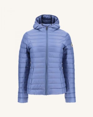 Blue JOTT Cloe Lightweight Hooded Women's Down Jackets | ANS-8472