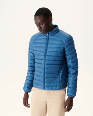 Blue JOTT Mat Light Men's Down Jackets | HHR-1306