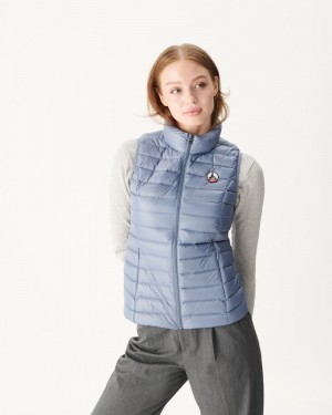 Blue JOTT Seda Light Sleeveless Women's Down Jackets | FTE-5499