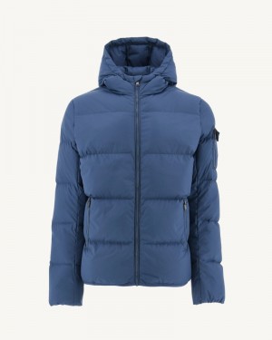 Blue JOTT Toledo Great Cold Hooded Men's Down Jackets | UOM-7258