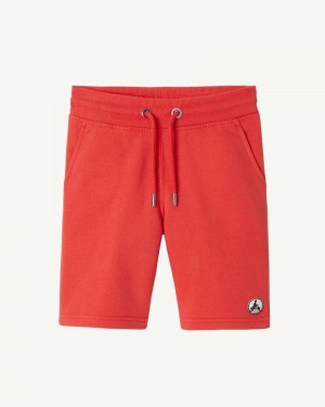 Bright Red JOTT Pereira Organic Cotton Kids' Shorts | DUE-4492