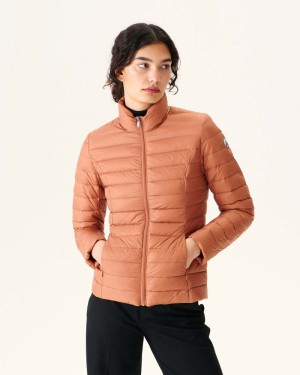 Brown JOTT Cha Lightweight Women's Padded Jackets | LCF-4257