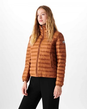 Brown JOTT Lightweight Louisa Women's Down Jackets | RRK-7584