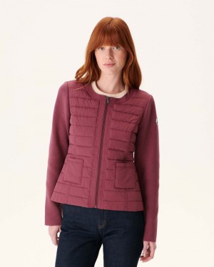 Burgundy JOTT Almeria Lightweight Women's Down Jackets | PMK-6027