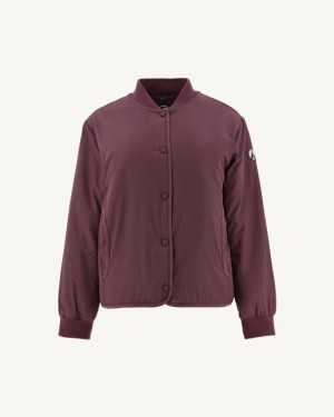 Burgundy JOTT Colorado Ultra Light Women's Jackets | LJS-7611