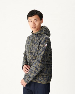 Camo Print JOTT Nico Lightweight Men's Padded Jackets | IIJ-5945