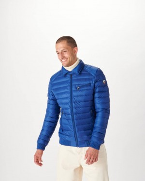 Dark Blue JOTT James Men's Down Jackets | TIP-7090