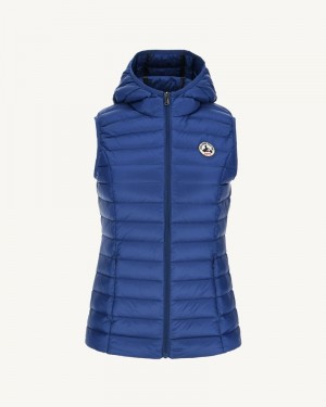 Dark Blue JOTT Mali Light Sleeveless Women's Padded Jackets | WDC-1642