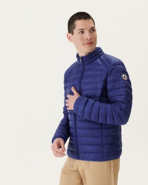 Dark Blue JOTT Mat Light Men's Down Jackets | DAD-7423