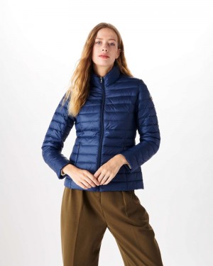 Deep Blue JOTT Cha Light Women's Down Jackets | IUW-7115