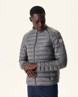 Deep Grey JOTT Light Mat Men's Down Jackets | HCM-5204