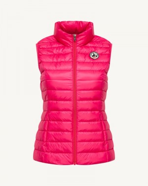 Fushia JOTT Seda Light Sleeveless Women's Down Jackets | UIL-9751