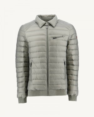 Grey Green JOTT James Men's Down Jackets | MKF-2354