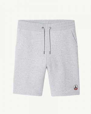 Grey JOTT Medellin Organic Cotton Men's Shorts | ZTE-6863