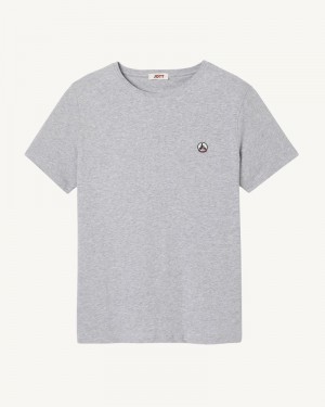 Grey JOTT Pietro Organic Cotton Men's T Shirts | ZMM-8855