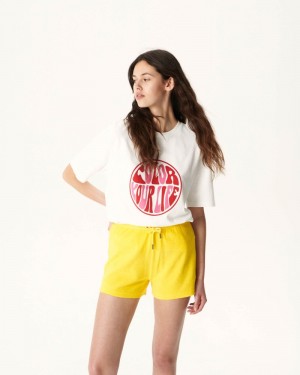 Lemon JOTT Alicante Terry Women's Shorts | XFW-0078