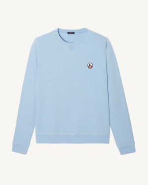 Light Blue JOTT Braga Men's Sweatshirts | FHC-1393