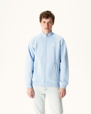 Light Blue JOTT Craig Zip Men's Jackets | SJM-3900