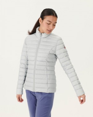 Light Grey JOTT Cha Lightweight Women's Down Jackets | HXR-7680