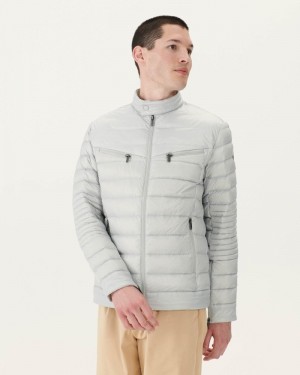 Light Grey JOTT David Men's Down Jackets | EBS-6537