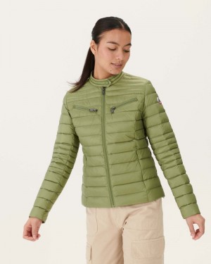 Light Khaki JOTT Nina Lightweight Women's Padded Jackets | WQK-2592