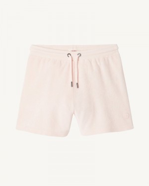 Light Pink JOTT Alicante Terry Women's Shorts | ICS-9655