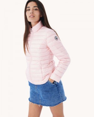 Light Pink JOTT Cha Lightweight Women's Down Jackets | UFG-6378