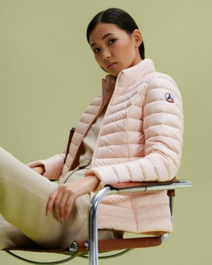 Light Pink JOTT Cha Lightweight Women's Down Jackets | HSJ-1575