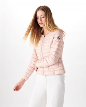 Light Pink JOTT Douda Light Women's Padded Jackets | MLG-3816