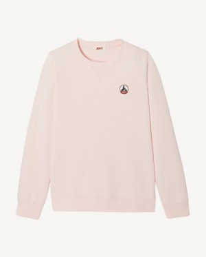 Light Pink JOTT Elvas Organic Cotton Women's Sweatshirts | QVY-3881