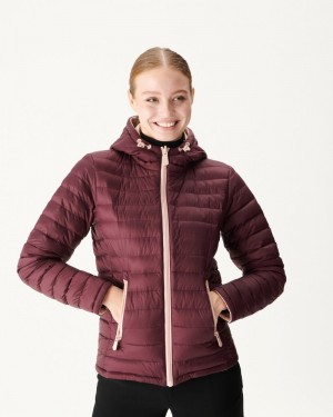 Light Pink / Purple JOTT Vienna Reversible Women's Down Jackets | CNI-2565