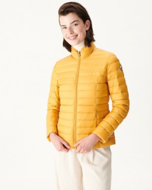 Mustard JOTT Cha Light Women's Padded Jackets | DWR-5216