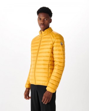 Mustard JOTT Light Matte Men's Down Jackets | JPR-3040