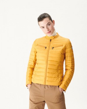 Mustard JOTT Nina Lightweight Women's Padded Jackets | AKG-2762