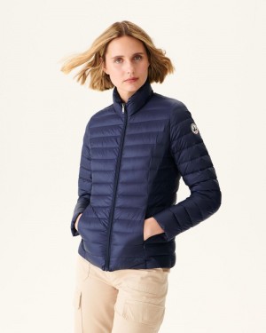 Navy JOTT Cha Lightweight Women's Down Jackets | HEK-9195