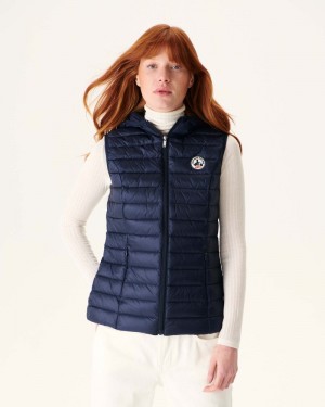 Navy JOTT Mali Light Sleeveless Women's Down Jackets | IVD-7791