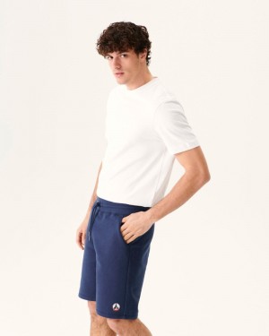 Navy JOTT Medellin Organic Cotton Men's Shorts | IFY-8629