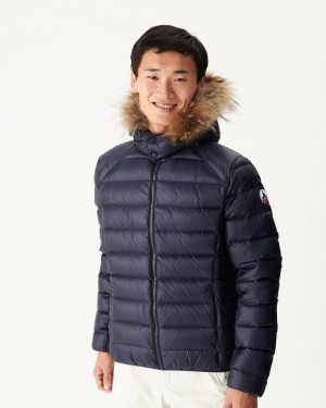 Navy JOTT Prestige Extreme Cold Men's Down Jackets | BMS-0276