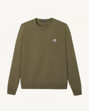 Olive JOTT Braga Men's Sweatshirts | SQH-4825