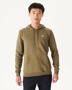 Olive JOTT Mataro Men's Hoodie | UHT-6653