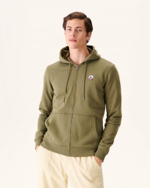 Olive JOTT Mexico Men's Hoodie | UEC-4766