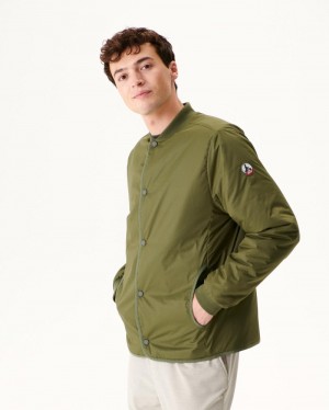 Olive JOTT Ultralight Bogota Men's Jackets | AAM-4726