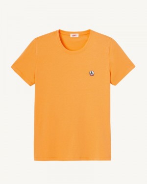 Orange JOTT Rosas Round Neck Women's T Shirts | UYL-5298